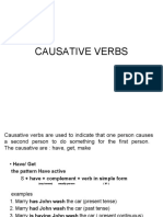 CAUSATIVE VERBS