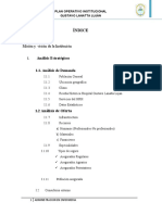 Índice: Introducción Misión y Visión de La Institución