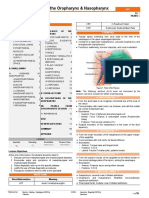 (ENT) 2.06 Diseases of The Oropharynx and Nasopharynx - Ong (Oct 7)