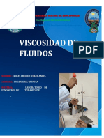 Viscosidad de fluidos: Agua, alcohol y jugo