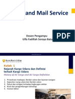 Cargo and Mail Service: Dosen Pengampu Ulfa Fadillah Soraya Batubara