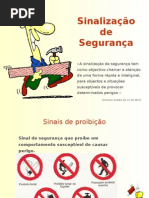 Sinalização de Segurança