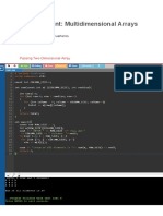 Multi-Dimentional Array