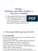 Đường lối, quan điểm của Đảng và Nhà nước về GD&ĐT