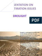 Presentation On Humatiration Issues: Drought