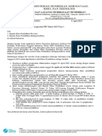 Nomor: 0661/J5/Lp.01.00/2023 8 April 2023 Lampiran: 1 Berkas Hal: Pemberitahuan Pengusulan PIP Tahun 2023 Fase 1