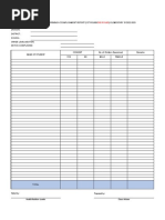 Form 1 - Classroom Level: School Based Deworming Accomplishment Report (1St Round/) ELEMENTARY SY2022-2023