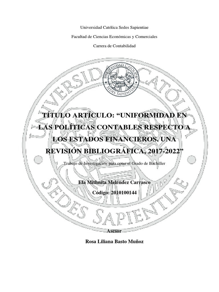 Examen Final | PDF | Contabilidad | Estado financiero