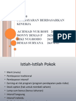 BAB 10 Pembayaran Berdasarkan Kinerja ACHMAD NUR ROFI 26230/42 Donny Dimas P 26243/43 Riki Nugroho 26255/44 DIMAS SURYANA 26376/45