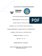 Tarea Individual Derecho Constitucional I Parcial