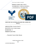 Escuela Profesional de Derecho: Universidad Andina Del Cusco Facultad de Derecho Y Ciencia Política