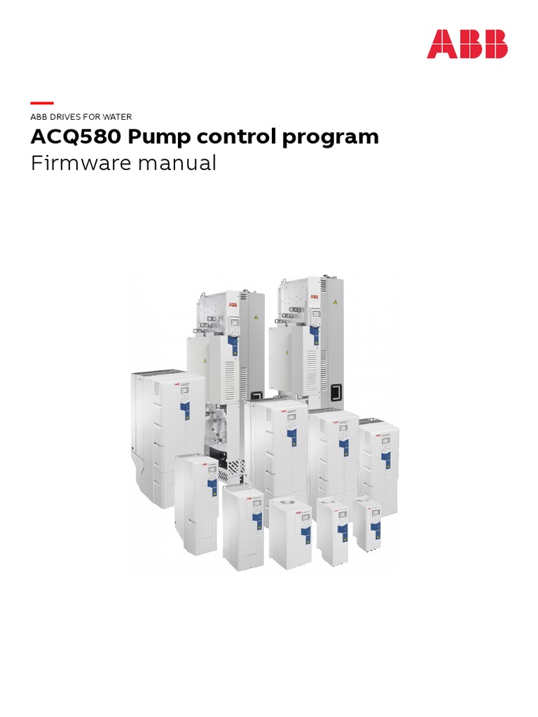 ACQ580 Pump Control Program Firmware Manual PDF Manufactured Goods