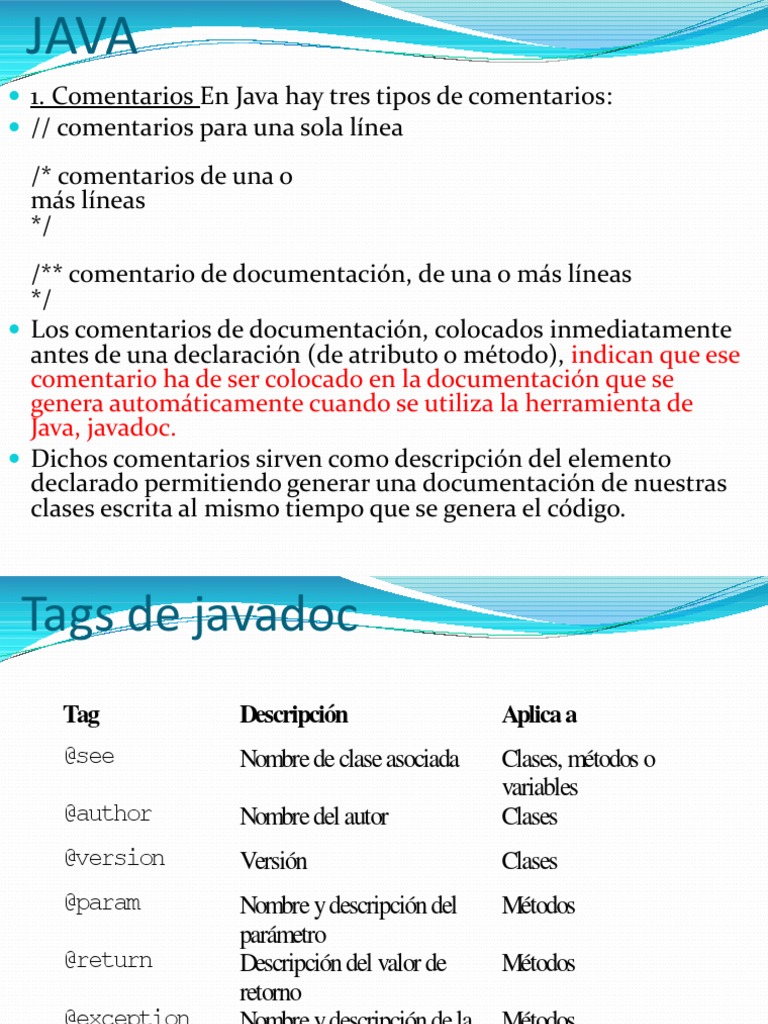 1 9 Java Doc | PDF