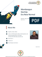 Membangun StartUp Era New Normal - Updated