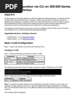 smb4986 Vlan Configuration Via Cli On 300 500 Series Managed Switche