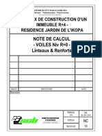 NC13 NOTE-DE-CALCUL Linteau Et Renforts Des Voiles - R+4 - Anosizato