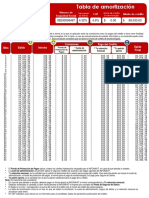 Crédito Infonavit: Mes Saldo Interés Saldo Final