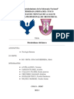 "Año Del Fortalecimiento de La Soberanía Nacional" Universidad Andina Del Cusco Facultad de Ciencias de La Salud Escuela Profesional de Obstetricia
