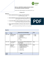 One Day Advocacy Training Agenda