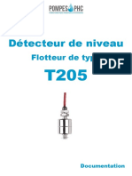 Flotteur T205 - Documentation