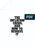 Inflation Crisis & How To Resolve It