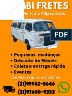 Kombi Fretes Niterói Maricá