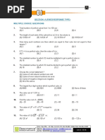 Exercise: Section - A (Fixed Response Type) Multiple Choice Questions