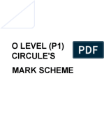 Mark Scheme