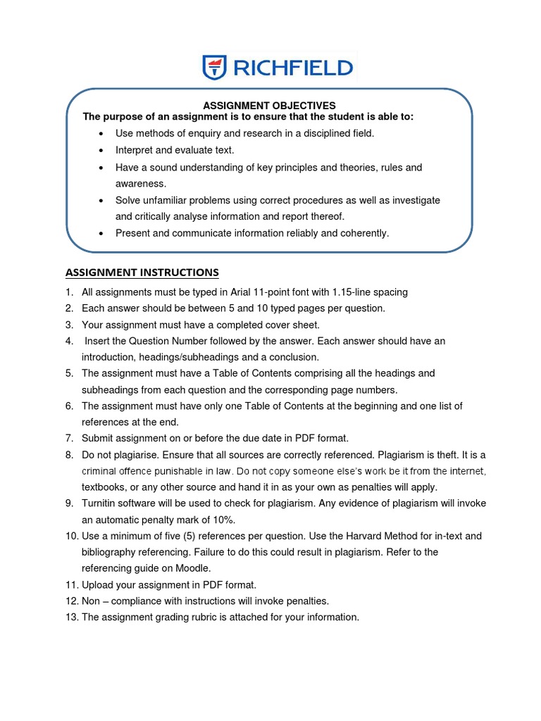DBA Assignment Instructions and Objectives | PDF | Science | Cognitive ...
