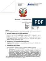 RESOLUCIÓN #0120-2022-ANA-TNRCH: Lima, 23 de Febrero de 2022