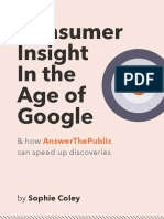 Consumer Insight in The Age of Google: & How Can Speed Up Discoveries