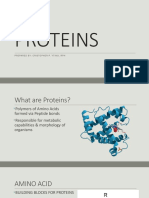 Proteins: Prepared By: Cristopher P. Yting, RPH