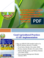 Gap Implementation in Cambodia and National Roadmap For Cambodian Good Agricultural Practices (Camgap 2017-2021)