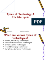 Types of Tech and Its Life Cycle Stages