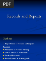 Records and Reports