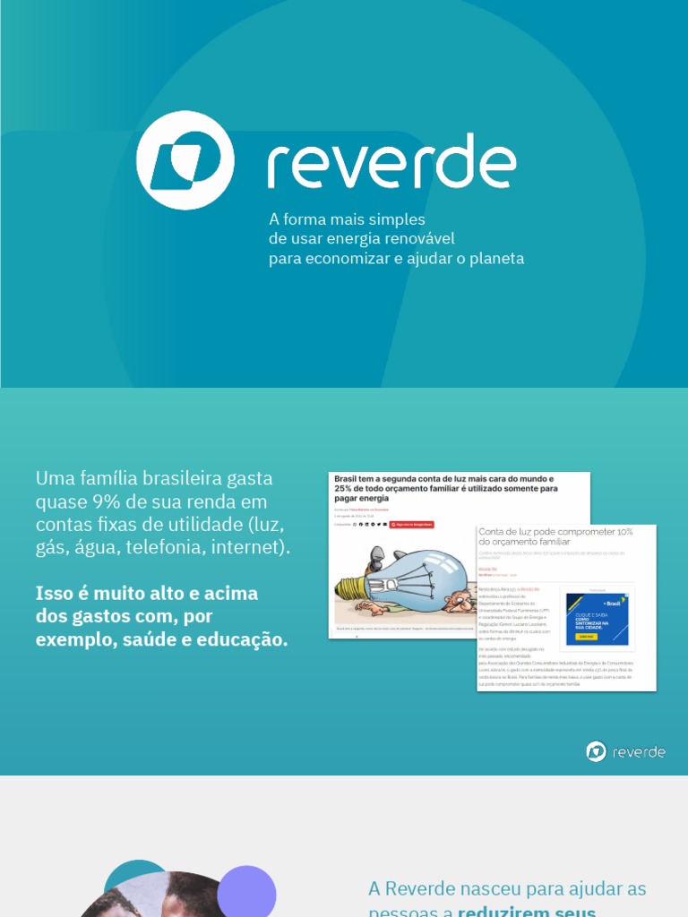 Reverde - Triplo Verde | PDF | Energia renovável | Empresa Startup