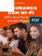 Ebook LGPD e Marco Civil Da Internet para Quem Fornece Wi Fi