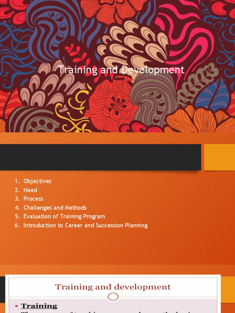 Training and Development | PDF | Return On Investment | Learning