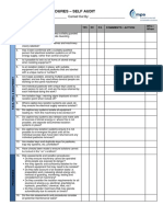 MPA Version Site Isolation Procedures - Self Audit