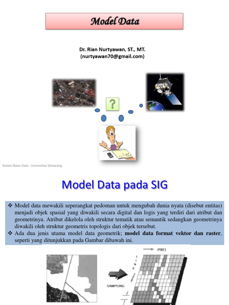 Model Data Vektor dan Raster dalam SIG | PDF