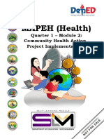MAPEH (Health) : Quarter 1 - Module 2: Community Health Action Project Implementation