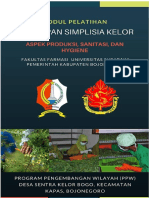 Modul Pelatihan Penyiapan Simplisia Kelor