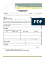 3) Transposition Form (DRF)