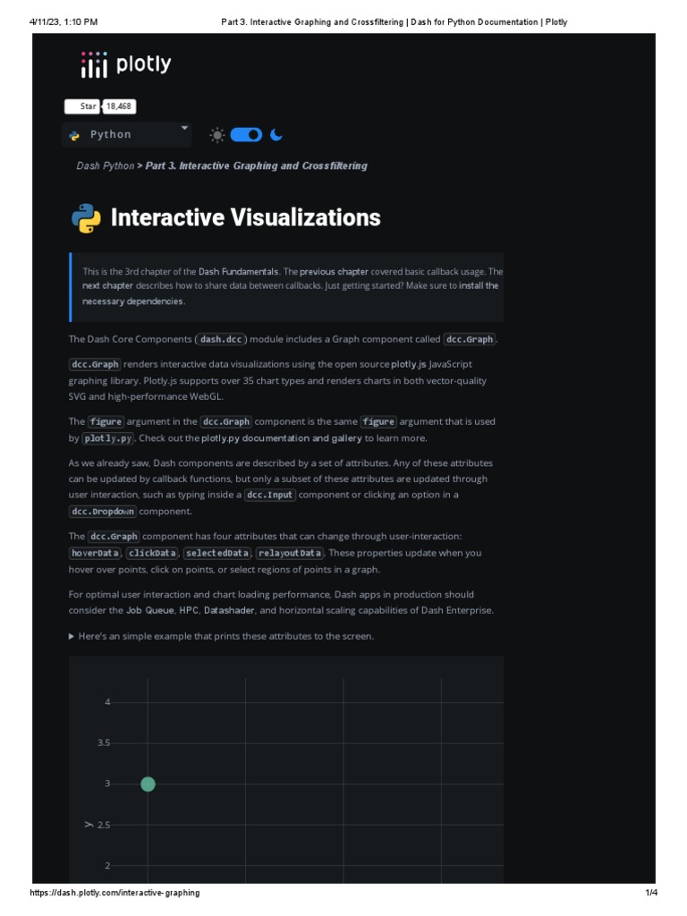 Part 3. Interactive Graphing and Crossfiltering - Dash For Python ...