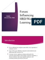 Forces Influencing HRD/Workplace Learning: Chris Arasanmi, PHD