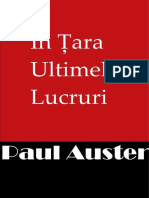 Paul Auster - În Ţara Ultimelor Lucruri 2.0 ' (Literatură)