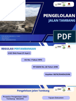 Pengelolaan: Jalan Tambang