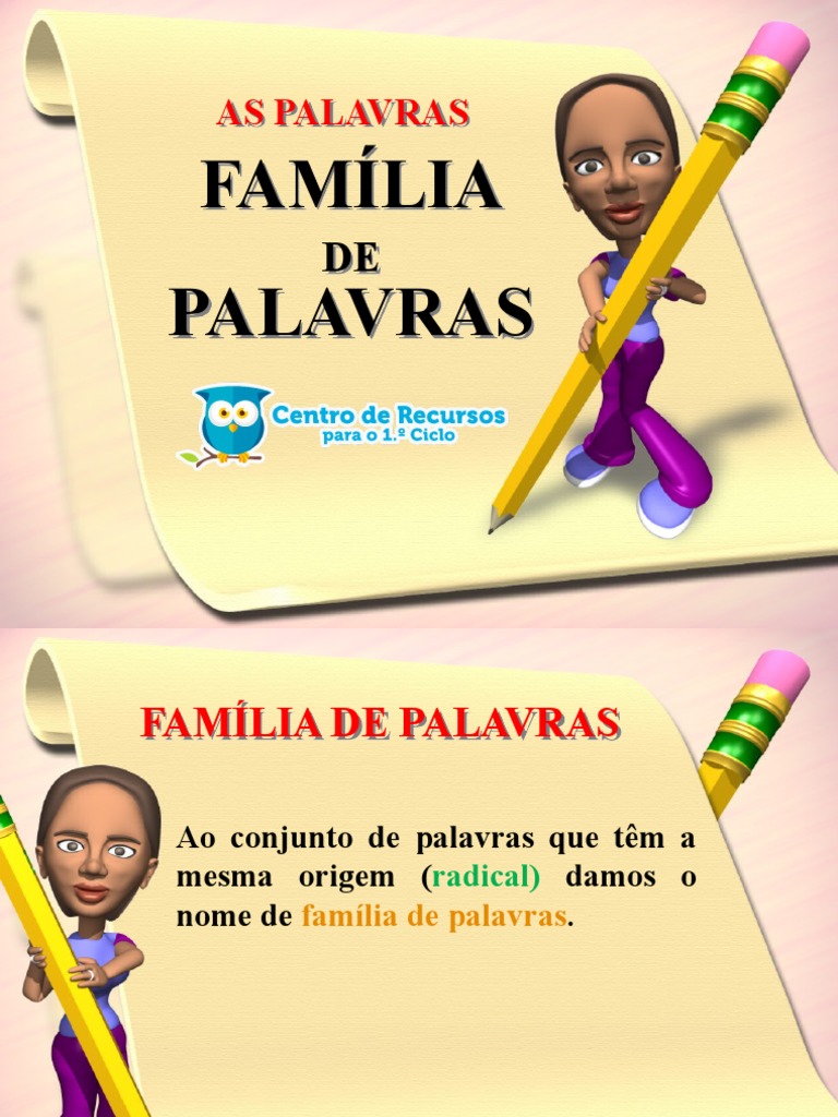 Família de Palavras | PDF