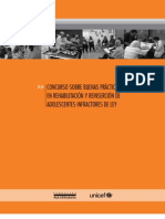 Buenas Practicas Rehabilitacion y Reinserción Con Adolescentes Infractores (Paz Ciudadana)