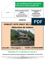 Chalet Gite SNCF de Le Lorian Réfection de Toiture